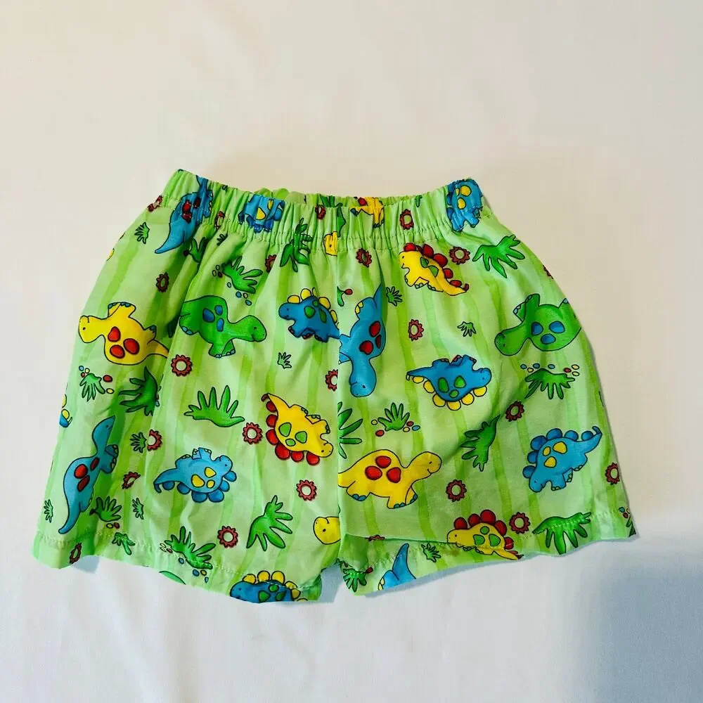 Vintage iPlay Dinosaur Swim Trunks w/ Diaper Sz S 6mo